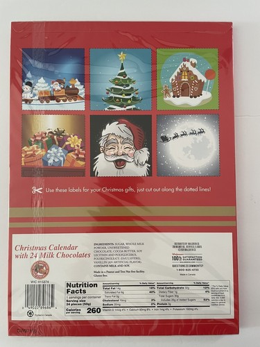 24 Chocolate Days Til Christmas Advent Frosty Snowman Countdown Calendar New - Picture 2 of 4