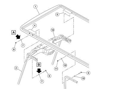 GENUINE OEM Club Car Overhead Storage Console #47582822001, Prec Tempo  Onward