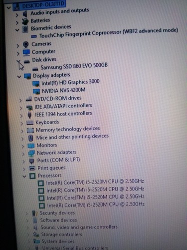LENOVO THINKPAD T520 I5-2520M 2.5GHZ 8GBRAM 500GB SSD WIN 11 PRO 1600X900 - Picture 3 of 17