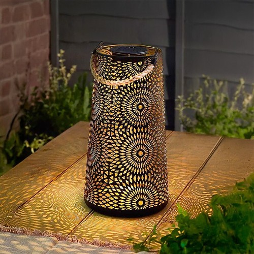 Linterna de Luz LED Solar Grande Colgante Exterior Jardín Otoño Decoración Iluminación 29cm - Imagen 35 de 36