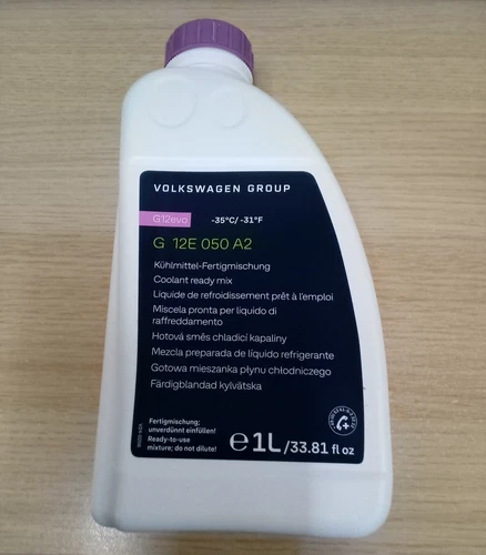 Genuine Volkswagen/Seat/Skoda ready mixed G12evo (new version of G13) Coolant 