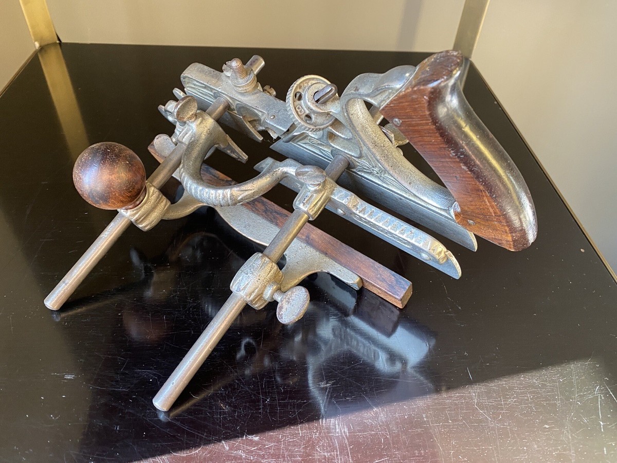vintage an・an no.45 Vintage Stanley No. 45 Combination Plane w/Wooden Box And