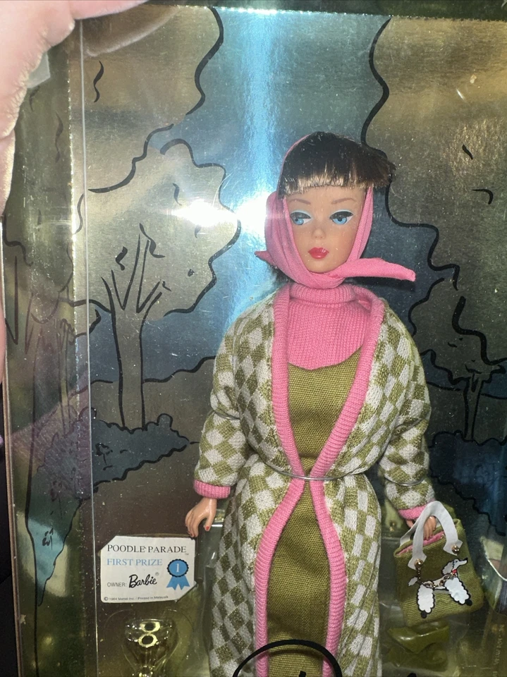 Barbie 1965 Poodle Parade Muñeca Edición Limitada Reproducción Vintage 1995 Mattel Foto 2 de 4
