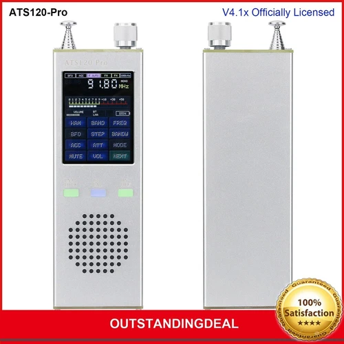 ATS120-Pro V4.1x Officially Licensed SI4732 FM SSB Full Band Radio Receiver ot25