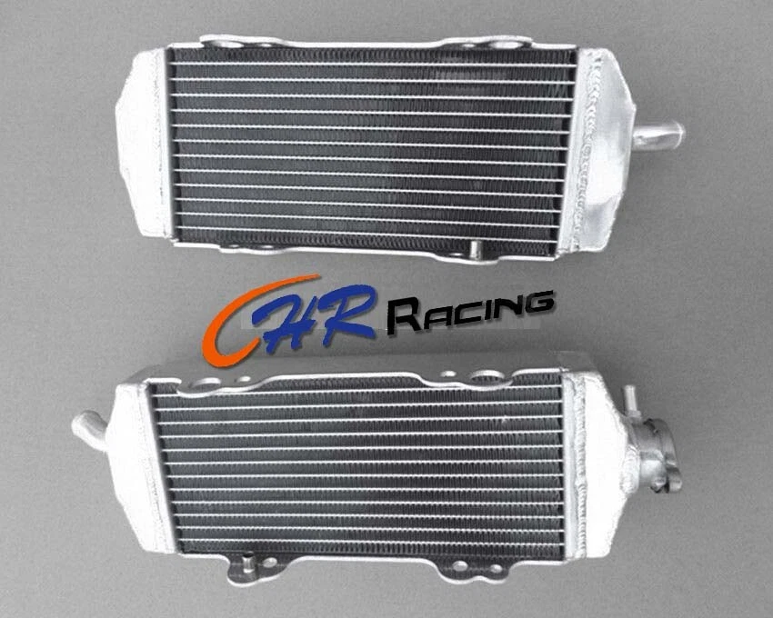 Radiador de aluminio diestro y derecho para KTM 400 450 525 SX MXC EXC 2003-2007 2004 2005 2006 Foto 2 de 4