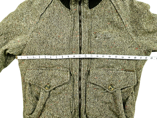 *HOT VINTAGE ITALY UNISEX DOLCE & GABBANA @ BOMBER BROWN WOOL Jacket XL (*Fit M) - Picture 13 of 16