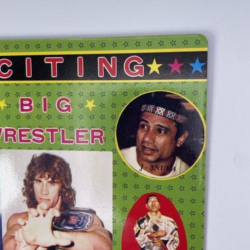 Ric Flair Andre the Giant Jumbo card Wrestling Magazine Rare Bromide Sheet 1983 - Picture 9 of 11