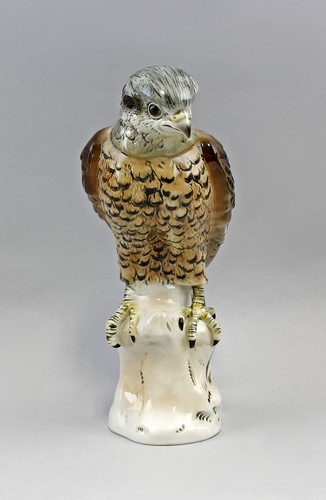 9942083 Wagner&Apel Porzellan Figur Falke Bussard Jungvogel H27cm - Picture 5 of 7