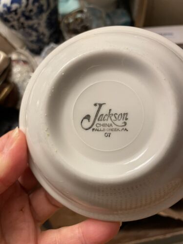 Nassau Beach Butter Pat Sauce Relish Plate Jackson China Vintage - Picture 2 of 2
