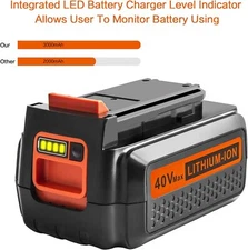 1/2PACK for Black and Decker 40V 40 Volt Max Lithium ion Battery LBX2040 LBXR36