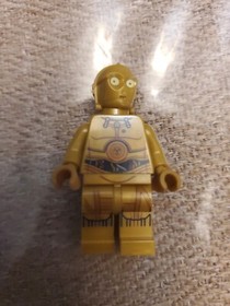LEGO Star Wars C-3PO Colorful Wires Minifigure 9490 10236 Cracked