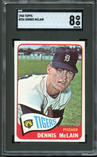 1965 Topps #236 Denny McLain ROOKIE SGC 8 - Picture 1 of 2