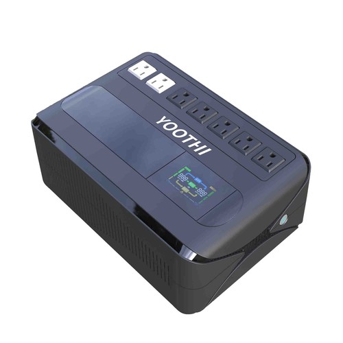 UPS Uninterruptible Power Supply 1000VA/500W Offline for Computer,AIO,Cashier - Picture 3 of 13