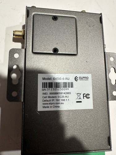 EATON TECHNOLOGIES ELPRO EL-645M-4-AU CELLUAR & WIFI IIoT ROUTER - Picture 5 of 12