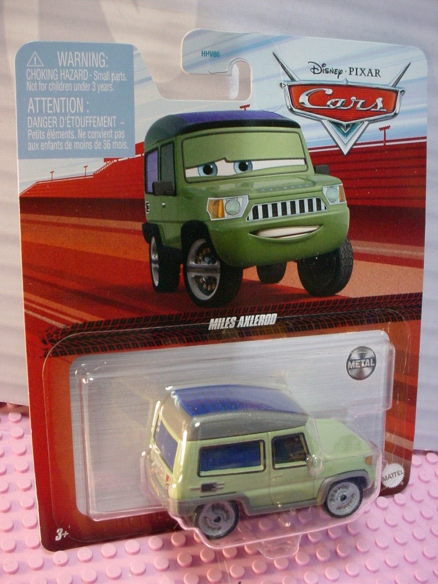 2022 Disney PIXAR Cars MILES AXLEROD ❤ green range rover;with
