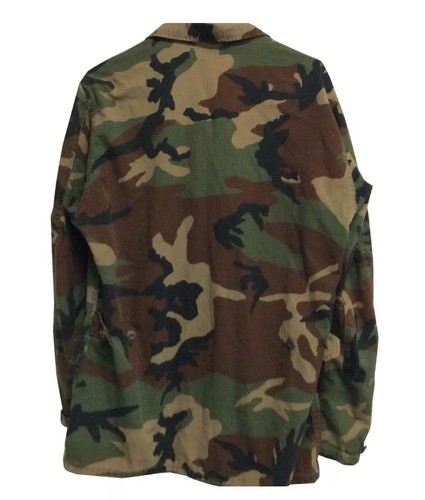 SEHR GUTER ZUSTAND HERREN S-REG USGI US MILITÄR WOODLAND BDU TOP SHIRT MANTEL JACKE WARMES WETTER - Bild 6 von 12