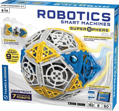 Robotics: Smart Machines - Super Sphere STEM Experiment Kit | Build & Program...