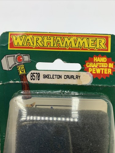 Citadel Games Workshop Undead Skeleton Cavalry 8570 RARO Cavallo Arciere NUOVO 1993 - Foto 4 di 6
