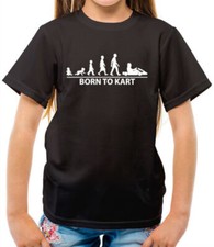 Né Pour Kart - T-Shirt Enfant - Karting - Course - Pilote - GoKart - Coureur