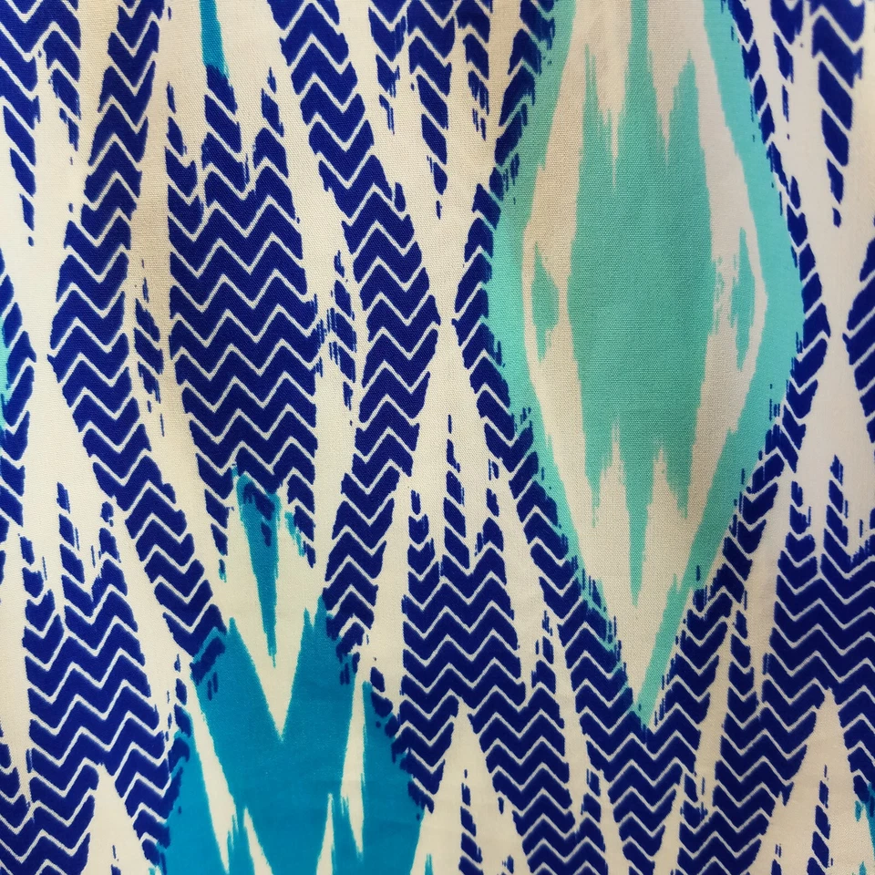 Francesca Blue Rain Shirt Womens Small Blue Diamond Camisole Tank Top Cami USA - Image 3 of 4