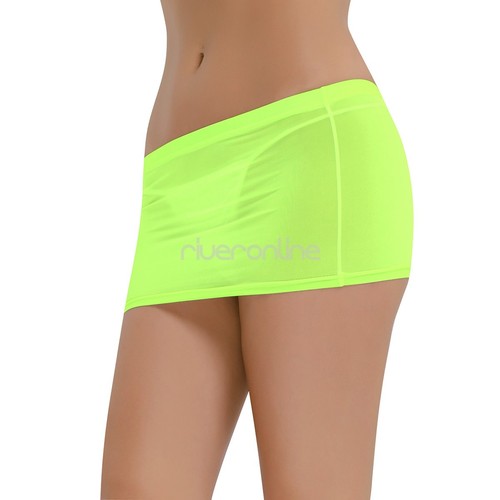Sexy Damen Rock Stretch Kurz Röcke Minirock Transparent Stretchrock Reizwäsche - Picture 21 of 38