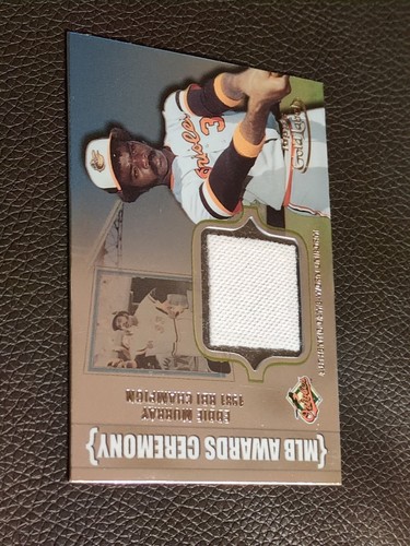 2002 Topps Gold Label Jersey Class 3 Eddie Murray ACR-EM1 Titanium VERY Rare - Picture 4 of 16