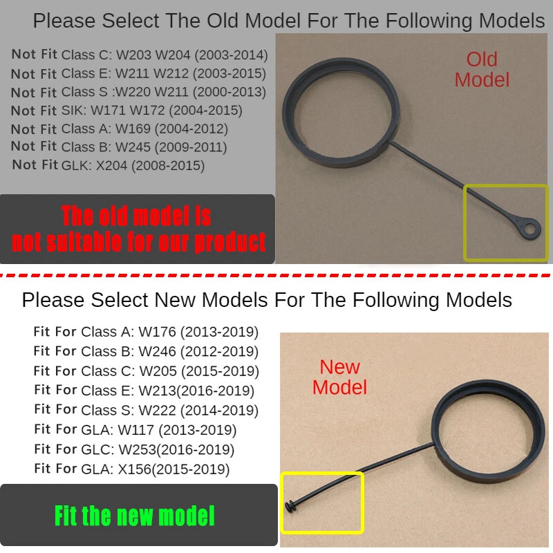 Tapa de combustible ABS A2214700605 para Mercedes Clase C E S W211 W203 W220 Foto 2 de 4