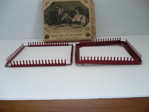 1949 Homeside Hand Weaving Loom w/Instructions + One Other Loom - Picture 6 of 16