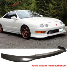 Fits 98-01 Acura Integra TR Style Front Bumper Lip Spoiler Splitter Unpainted PU