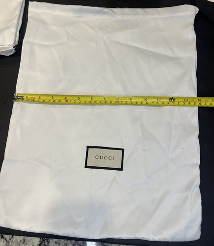 Gucci White Silky Satin Dust Bags Lot Of 3 - Picture 11 of 14