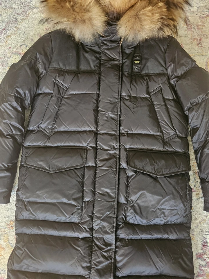 Chaqueta de plumón Blauer USA Brielle para damas con divisiones laterales-XS/venta al por menor-$815 Foto 2 de 4