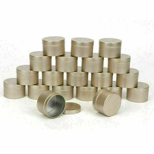 50/100/200ml Empty Tin Jars DIY Candle Making Storage Case Organizer Gift Easter - Picture 69 of 111