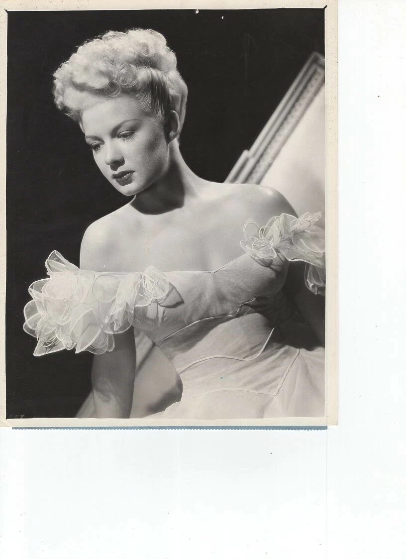 Betty Hutton in a white dress VINTAGE Photo eBay