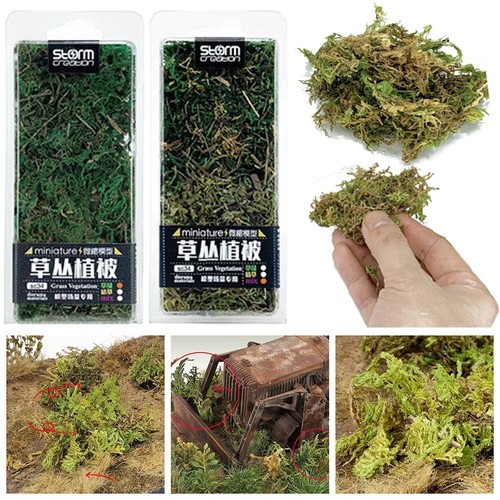 DIY Accessories Artificial Grass Green Yellow Faux Moss