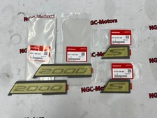 HONDA S2000 AP2 2008-2009 Genuine Fender Side Black Emblem Badge RH & LH Set OEM