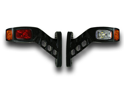 2 x LED 12V/24V Begrenzungsleuchte Seitenmarkierungsleuchte LKW Trailer  Bus