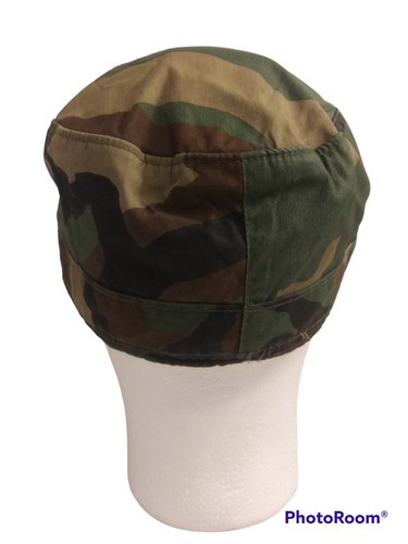 Proper Intl Inc Woodland Camoflage BDU Cap Camoflage Pattern Printed Sz 7 1/4 - Bild 3 von 11