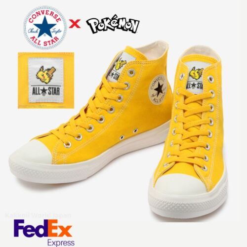 CONVERSE ALL STAR LIGHT POKEMON HI Pikachu 31306260 UNISEX Shoes FEDEX NEW!