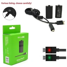For Xbox One X/S Play&Charge Kit Rechargeable Battery Pack & Charging Cable