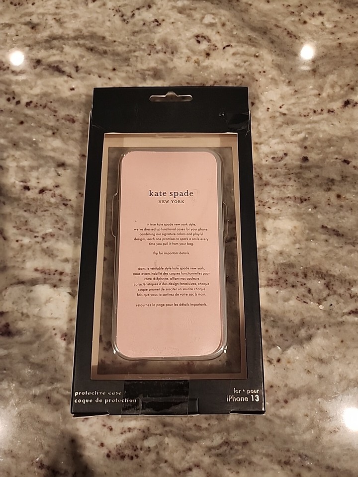 Kate Spade Phone Case For iPhone 13 PRO MAX IRIDESCENT White Stunning