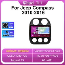 For JEEP Compass 2010-2016 Android Auto Carplay Car Radio Multimedia Player GPS