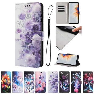 For Samsung Galaxy A05S A14 A15 A16 A25 A32 A54 A55 PU Leather Wallet Case Cover