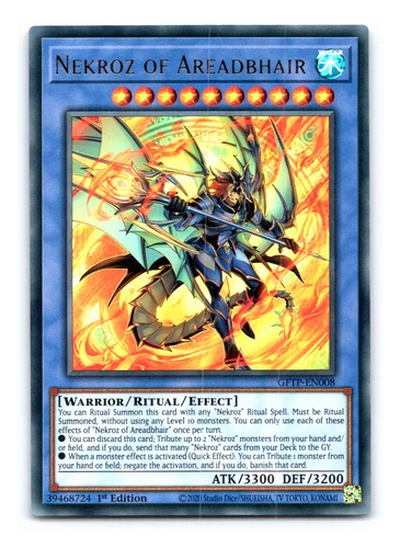 Nekroz of Areadbhair - GFTP-EN008 -  Ultra Rare - 1st Edition - Yugioh