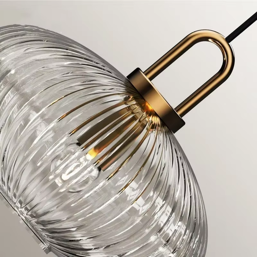 Nordic Minimalist Glass Pendant Lights Japanese LED Pendant Lamp for Dining Room - Picture 7 of 26