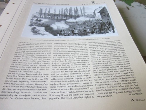 Preußen Archiv N3 3415 Kurhessen 1850 Kleindeutsche oder Großdeutsche Lösung?