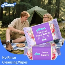 Mioszzi Feminine Care Cooling Wipes - Menthol Refresh for Heatwaves, Sports