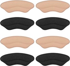 Heel Pads for Shoes That are Too Big, Inserts Foam Rosybrownblack 4pairs