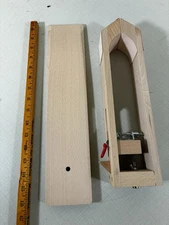 Wood Leather Craft Hand Stitching Pony Horse W Wrapped Leather Clamp For DIY