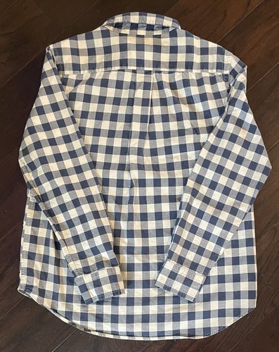 Polo Ralph Lauren Boys Blue Gingham L/S Natural Stretch Button Shirt Large 14-16 - Picture 7 of 7
