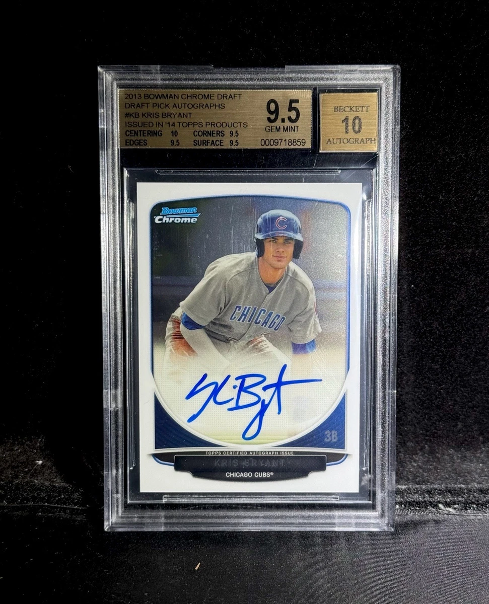 Bowman Kris Bryant Baseball Sports Trading Cards & Accessories for